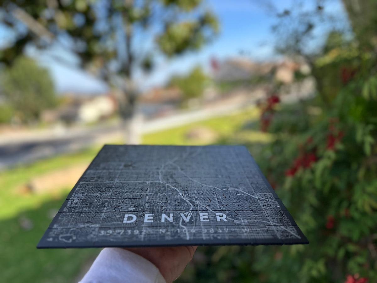 Denver Metal Puzzle Custom Jigsaw Gift