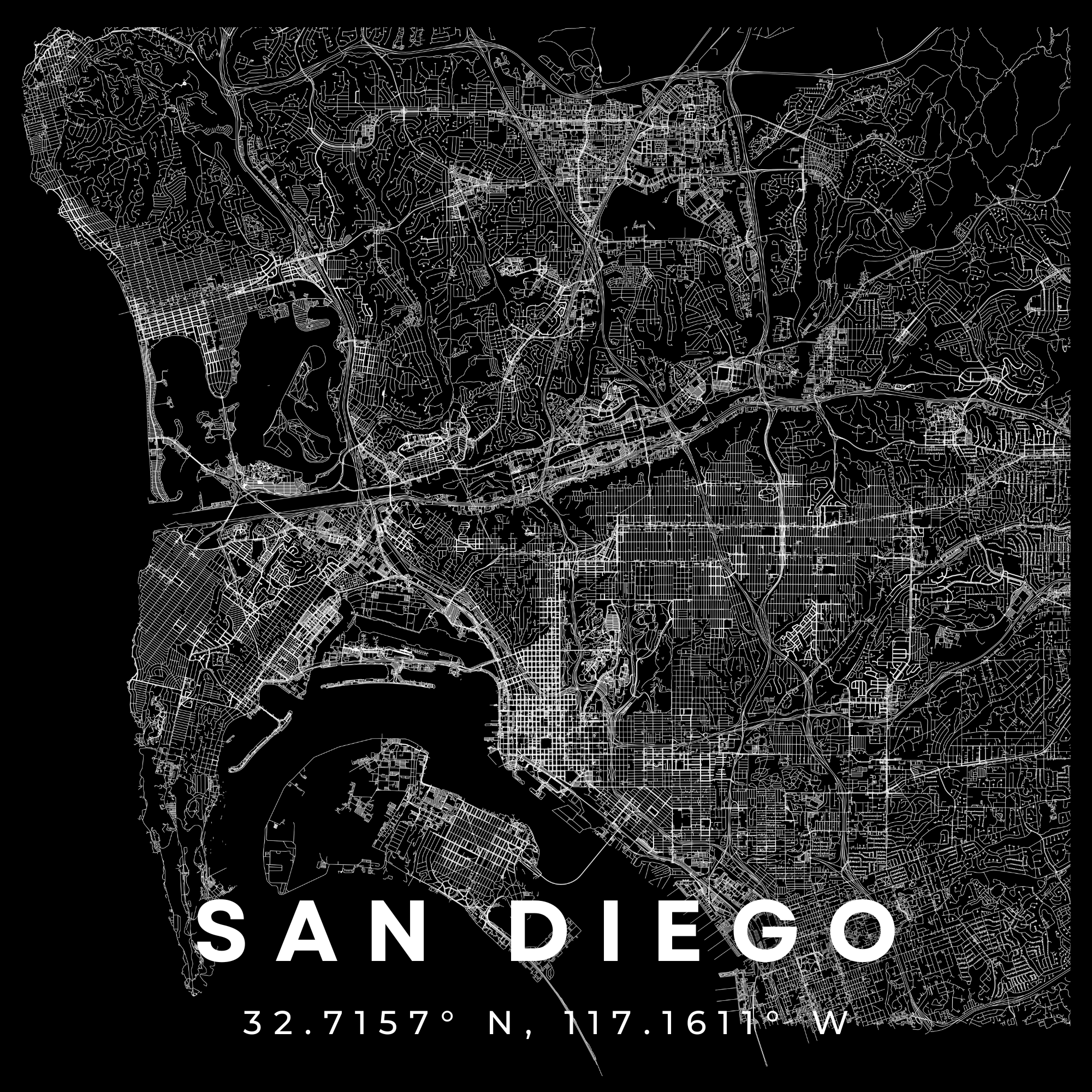 Custom City Map - Make Your Own